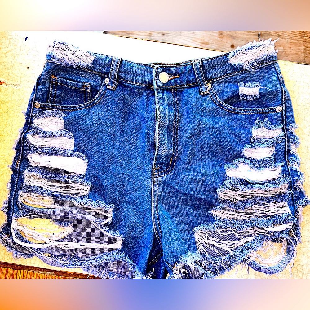 Women’s Denim Cutout Forever 21 Shorts
